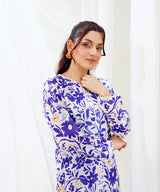 Blue Lavender Dream - Printed Lawn (PRET) - Stitched 2 Piece