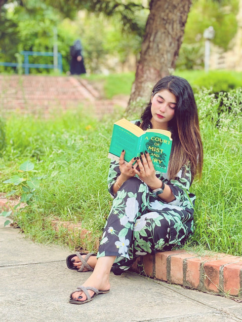 Midnight Garden - Printed Lawn (PRET) - Stitched 2 Piece